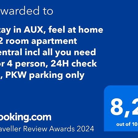 Stay In Aux, Feel At Home ! 2 Room Apartment Central Incl All You Need For 4 Person, 24H Check In, Pkw Parking Only Augsbourg Extérieur photo