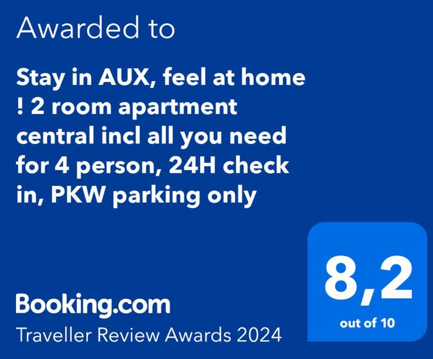 Stay In Aux, Feel At Home ! 2 Room Apartment Central Incl All You Need For 4 Person, 24H Check In, Pkw Parking Only Augsbourg Extérieur photo